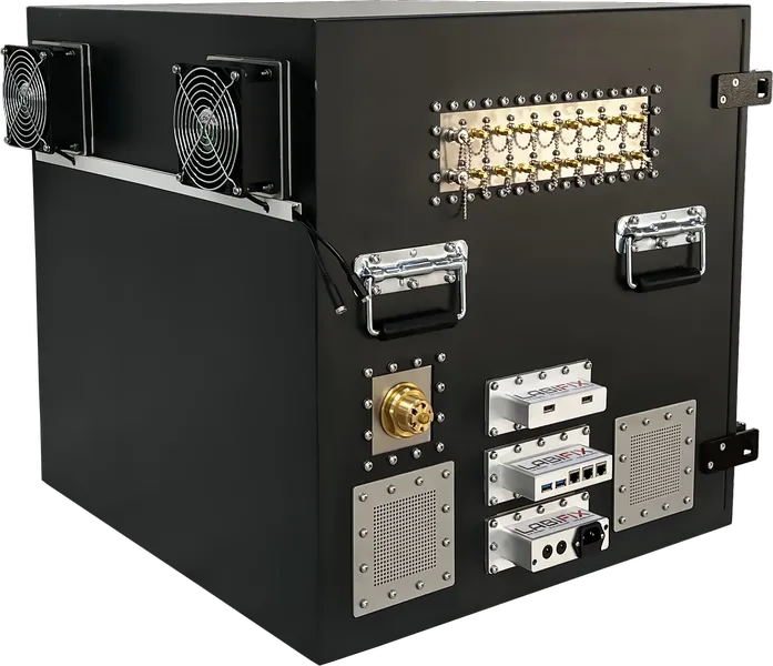 LBX6000 RF SHEILDED TEST ENCLOSURE - LabiFix RF Shield Box, rear view