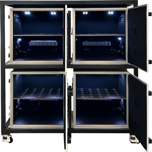 LBX6001 RF SHEILDED TEST ENCLOSURE - LabiFix RF Shield Box, rear view