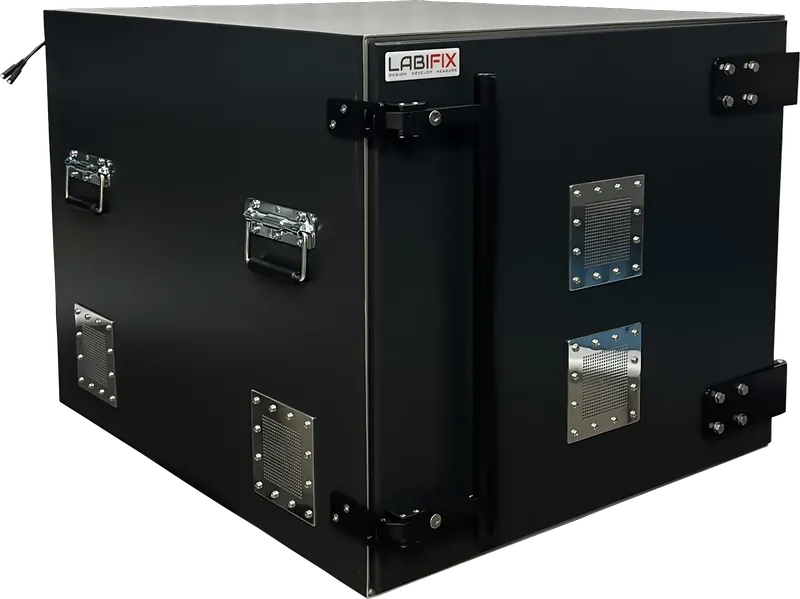 LBX6050 RF SHIELDED TEST ENCLOSURE - LabiFix RF Shield Box, front view