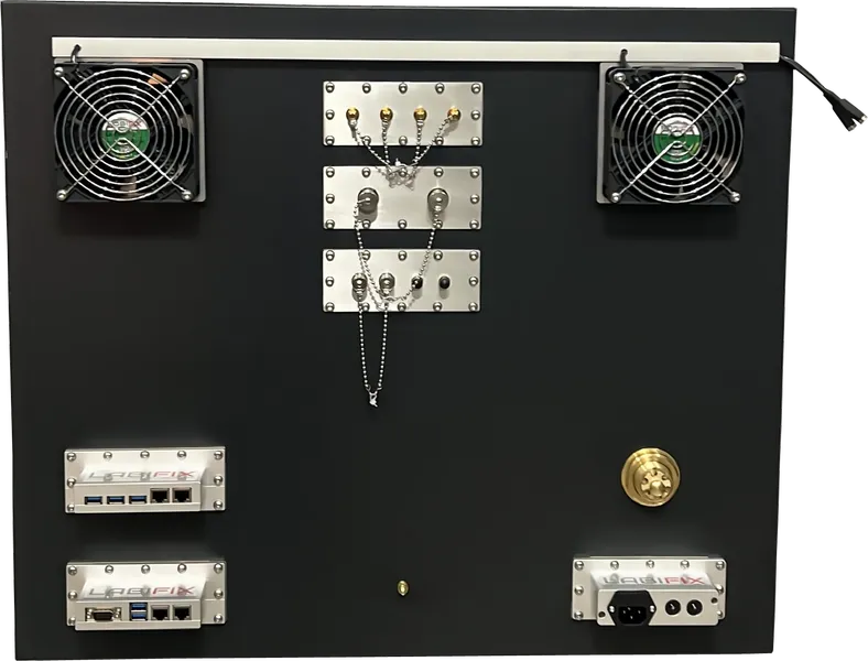 LBX6050 RF SHIELDED TEST ENCLOSURE - LabiFix RF Shield Box, rear view