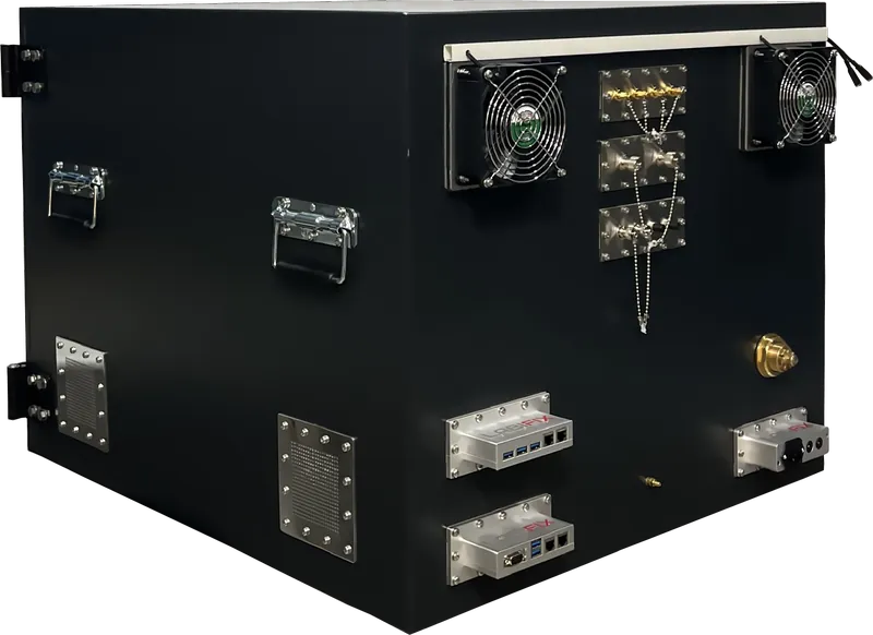 LBX6050 Wi-Fi 6, 6E, and Wi-Fi 7 throughput Testing Enclosure LabiFix RF Shield Box - Vista 6 de 8