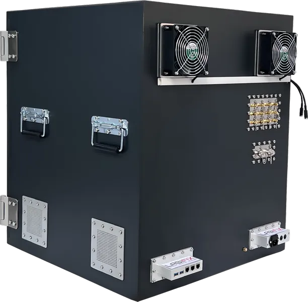 LBX6100 RF SHEILDED TEST ENCLOSURE - LabiFix RF Shield Box, rear view