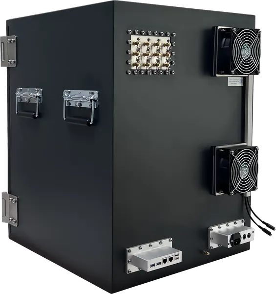 LBX6150 RF SHEILDED TEST ENCLOSURE - LabiFix RF Shield Box, rear view