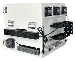 LBX6300 IOT DEVICE TESTING SHIELD BOX - LabiFix RF Shield Box, rear view
