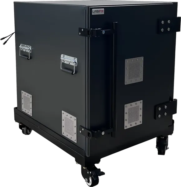 LBX6500 SHIELDED TEST ENCLOSURE FOR RF ELECTRONICS - LabiFix RF Shield Box, front view