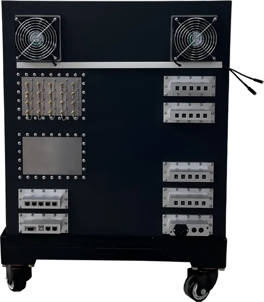 LBX6500 SHIELDED TEST ENCLOSURE FOR RF ELECTRONICS - LabiFix RF Shield Box, rear view