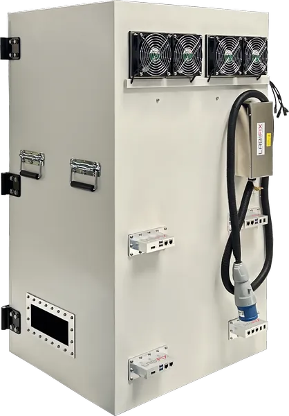LBX6850 RF SHEILDED TEST ENCLOSURE - LabiFix RF Shield Box, rear view