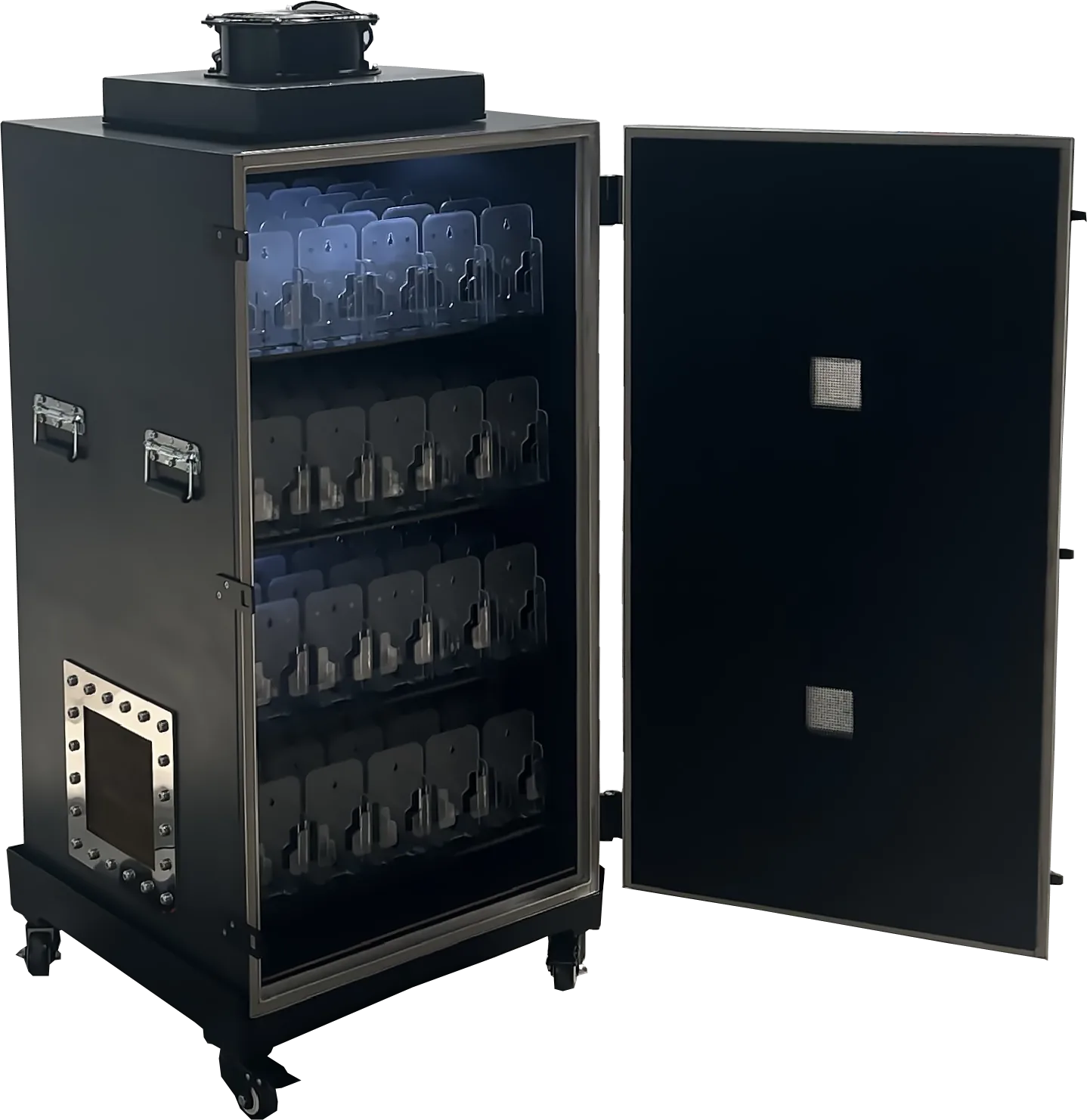 LBX7540 RF ELECTRONICS, EMC AND R&D SHIELDED ENCLOSURE - LabiFix RF Shield Box, rear view