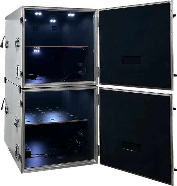 LBX7560 5G MMWAVE SHIELDED ENCLOSURE - LabiFix RF Shield Box, rear view