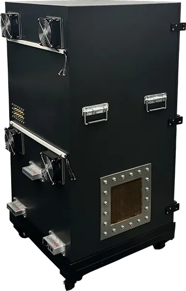 LBX7600 RF ELECTRONICS, EMC, IMMUNITY, AND R&D SHIELDED ENCLOSURE - LabiFix RF Shield Box, front view