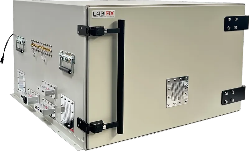 LBX7700 Customize RF rack with multi level Shielded Enclosure LabiFix RF Shield Box - Vue 1 sur 8