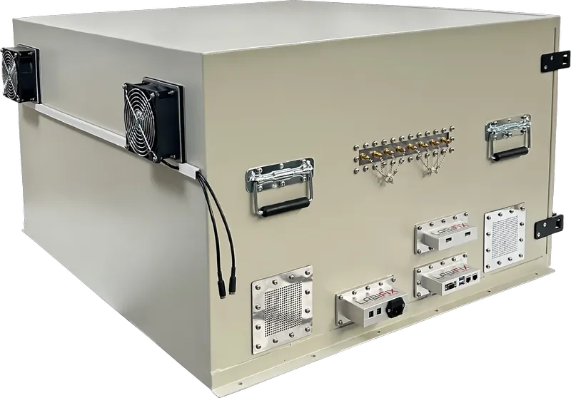LBX7700 Customize RF rack with multi level Shielded Enclosure LabiFix RF Shield Box - Vue 3 sur 8