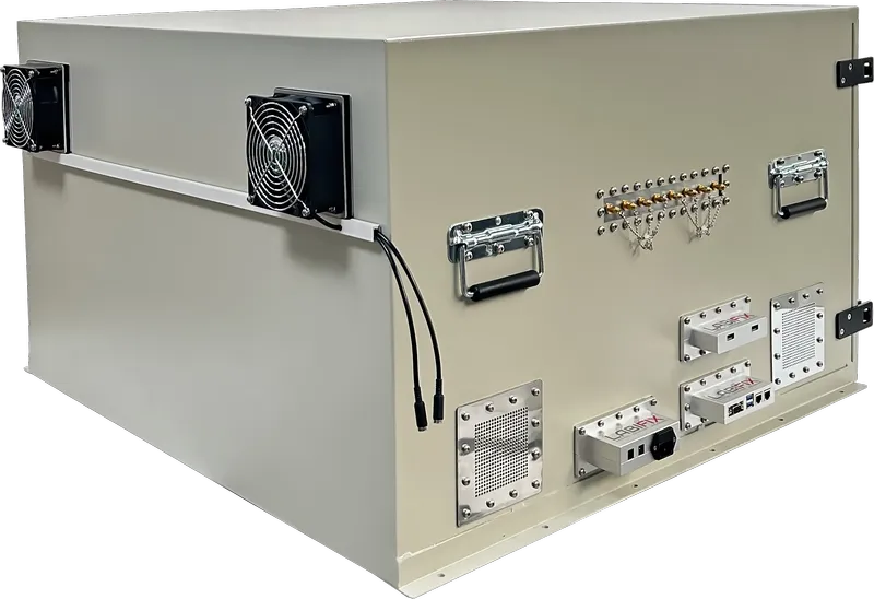LBX7700 RF SHEILDED TEST ENCLOSURE - LabiFix RF Shield Box, rear view