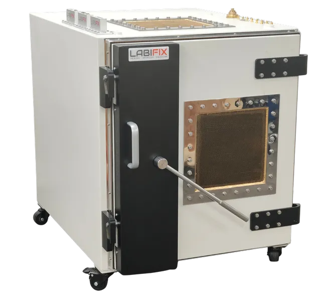 LBX7950 RF SHIELDED ENCLOUSRE FOR THERMAL CHAMBER - LabiFix RF Shield Box, front view