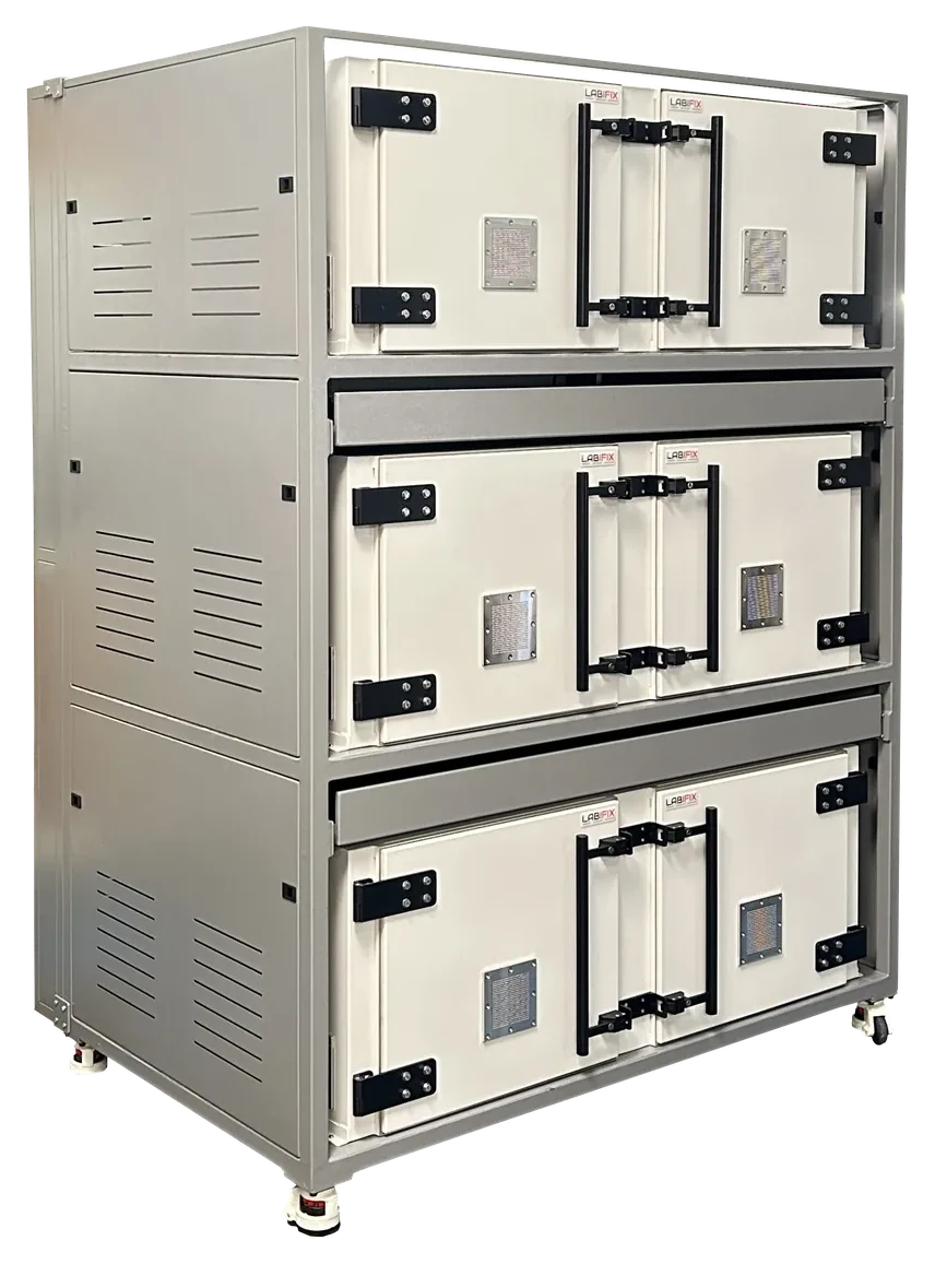 LBX8150 ZIGBEE AND Z-WAVE SMART HOME MESH TESTING - LabiFix RF Shield Box, front view