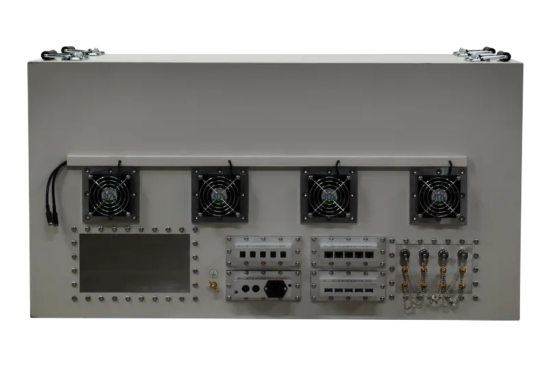 LBX8170 ANECHOIC TEST BOX - LabiFix RF Shield Box, rear view