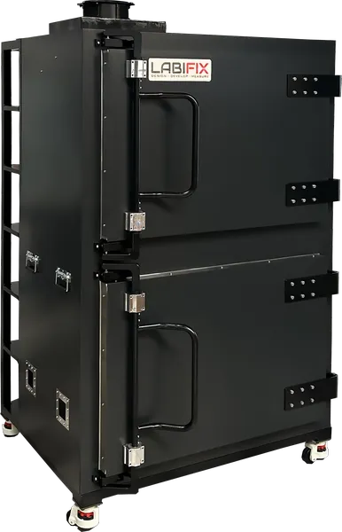 LBX8600 WIRELESS DEVICE TESTING SHEILDED ENCLOSURE - LabiFix RF Shield Box, front view