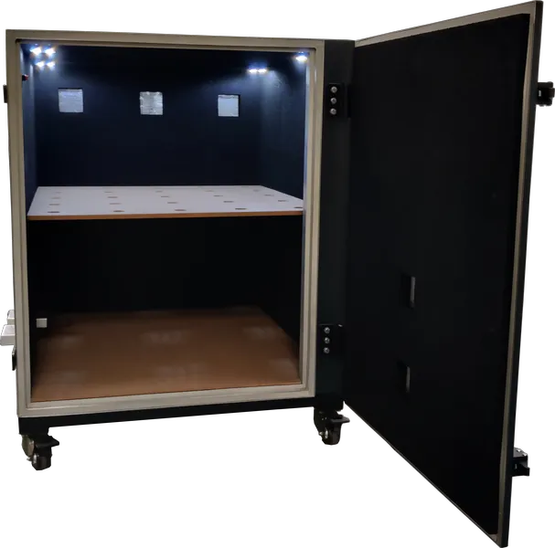 LBX9100 RF SHIELDED ENCLOSURE - LabiFix RF Shield Box, rear view