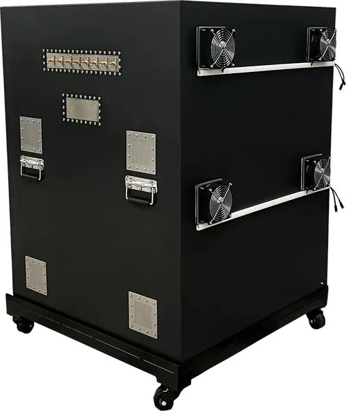 LBX9300 RF TEST CHAMBER - LabiFix RF Shield Box, rear view