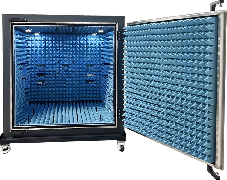 LBX9400 RF SHEILDED TEST ENCLOSURE - LabiFix RF Shield Box, rear view