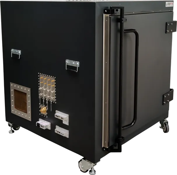 LBX9500 RF SHIELDED CHAMBER - LabiFix RF Shield Box, rear view