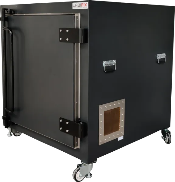 LBX9500 RF SHIELDED CHAMBER - LabiFix RF Shield Box, front view