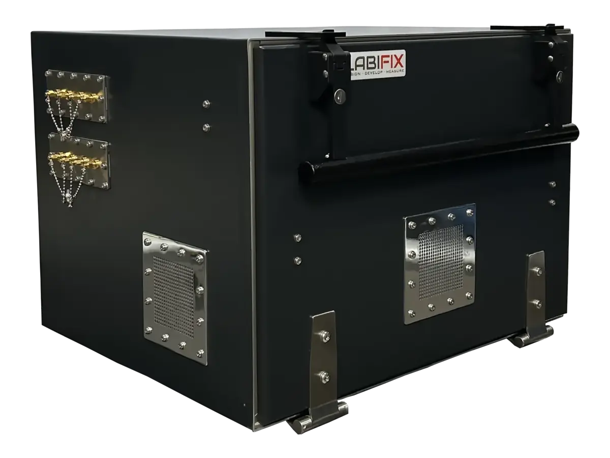 LBX3200 SWING-DOWN FRONT DOOR LOADING RF SHIELDED CHAMBER LabiFix RF Shield Box - View 6 of 6