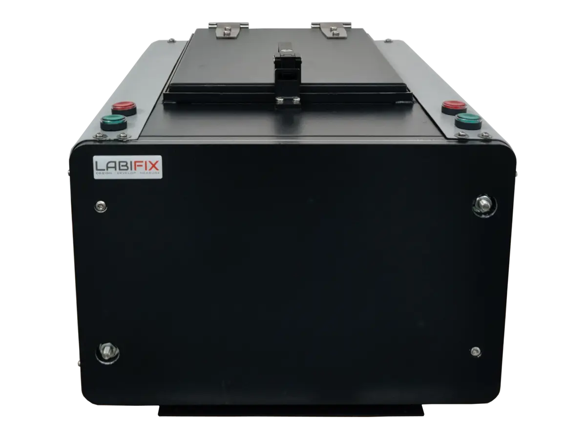 Pneumatic RF Shield Box Rear View - LabiFix