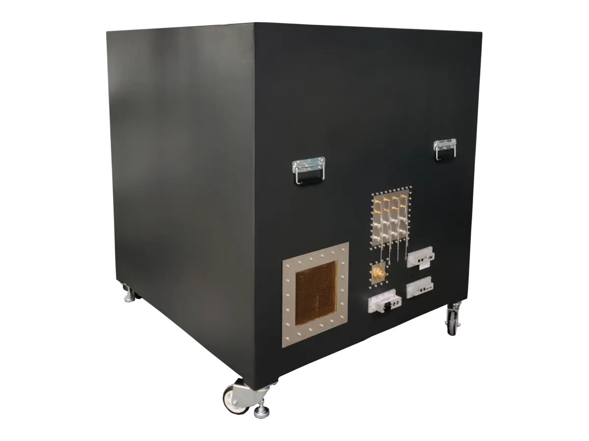Standalone RF Shielded Enclosure Rear View - LabiFix