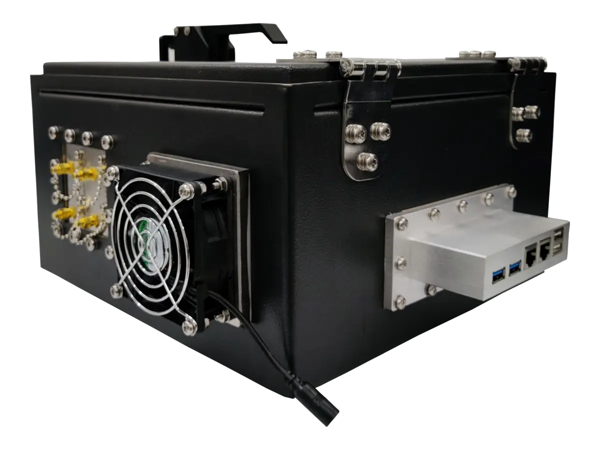 LBX600 rf test box rear-left angle for controlled emi testing environments