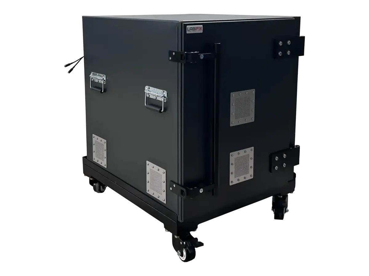 LBX6500 standalone RF test chamber front-right view for automotive EMC and ADAS validation