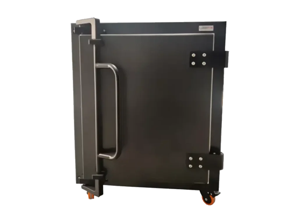 front view of LBX9000 standalone RF test chamber for 6G infrastructure and telecom equipment certification